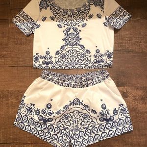 Detailed Two Piece Set